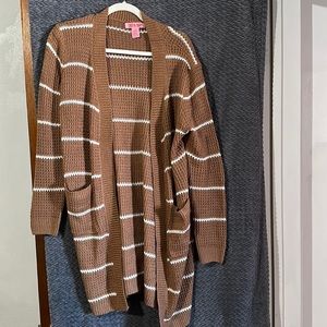 Brown long Cardigan